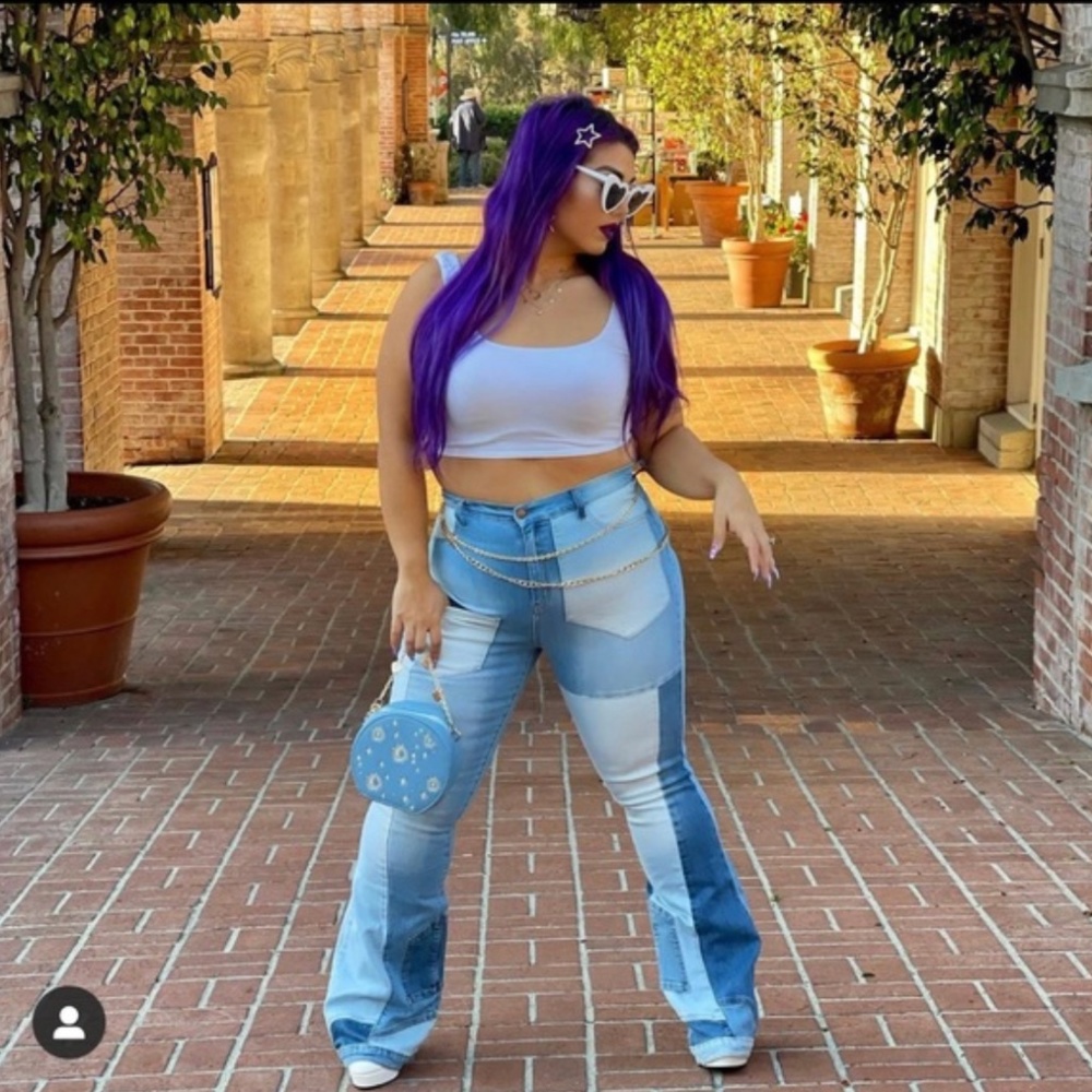 Patch jeans